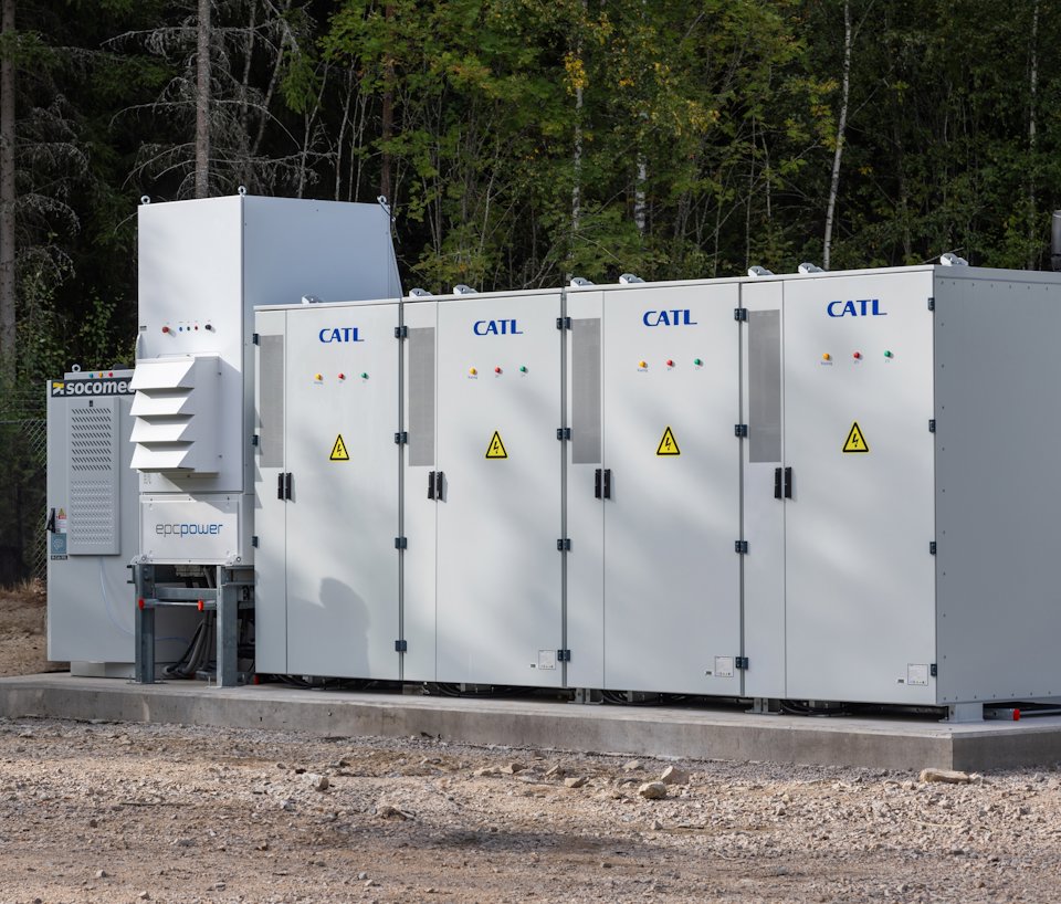a group of white refrigerators
