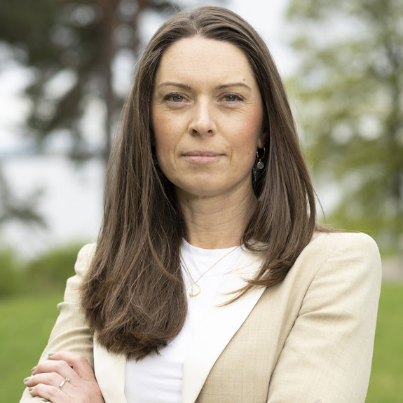 a person with long hair