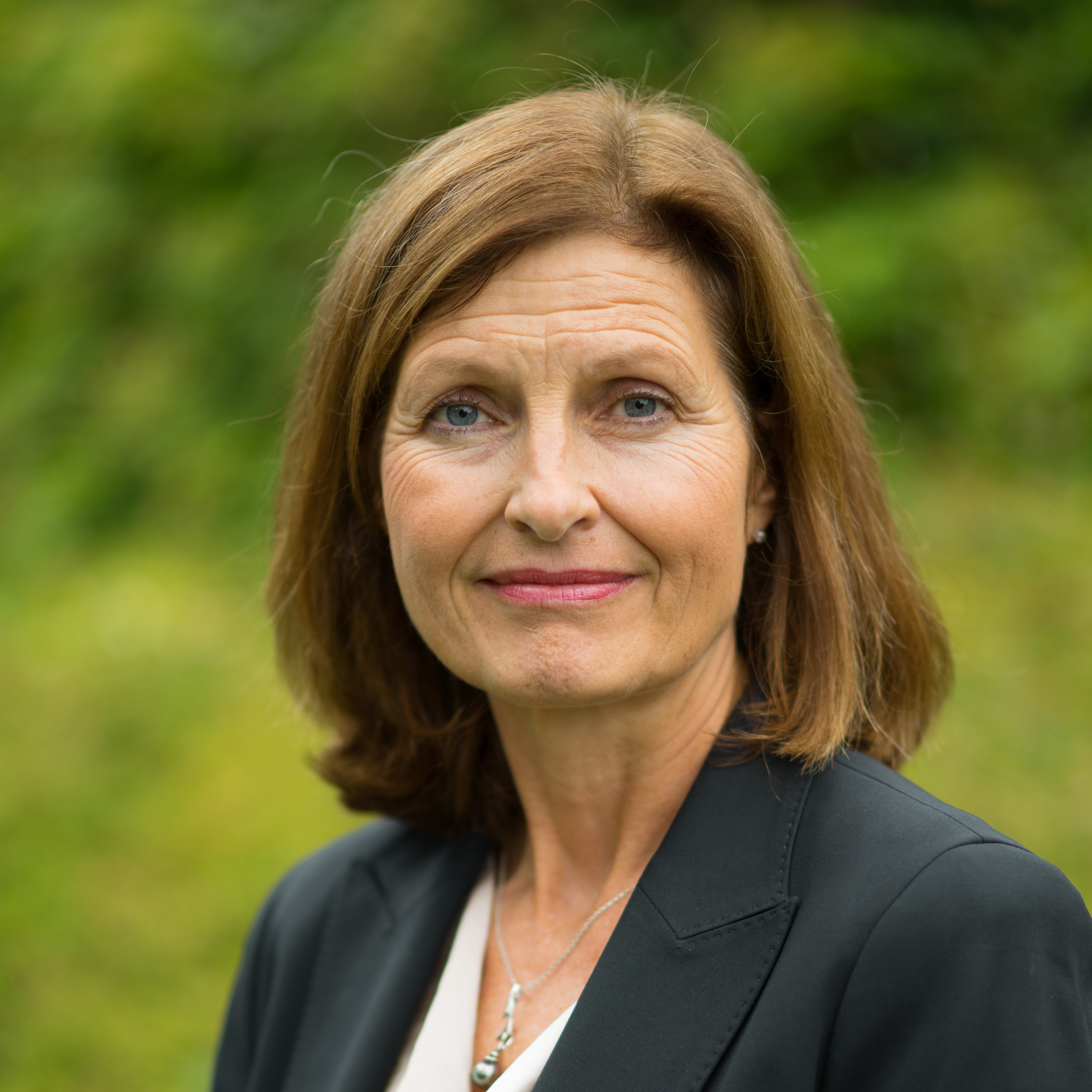 a woman with long hair